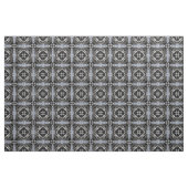 Tissu Motif argenté, blanc et noir (Fat Quarter)