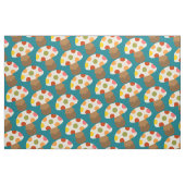 Tissu Motif aux champignons mignons (Fat Quarter)