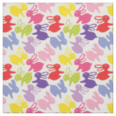 Tissu motif avec des lapins de Pâques (Échantillon)