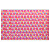Tissu motif avec la ketmie (Yard)