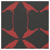 Tissu Motif Avec Oiseaux (Fermer)