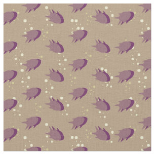 Tissu motif avec poisson 2