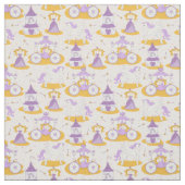 Tissu motif avec une princesse (Échantillon)