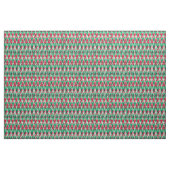 Tissu Motif aztèque abstrait vert mou (Yard)
