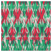 Tissu Motif aztèque abstrait vert mou (Détail)
