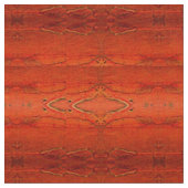 Tissu Motif aztèque orange (Détail)