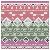 Tissu Motif Aztèque, rayé. (fermé)