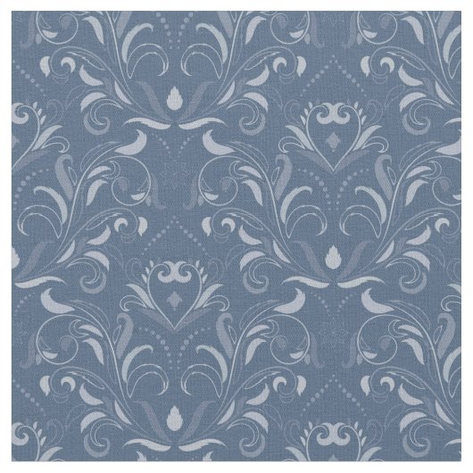 Tissu Motif baroque transparent (Fermer)