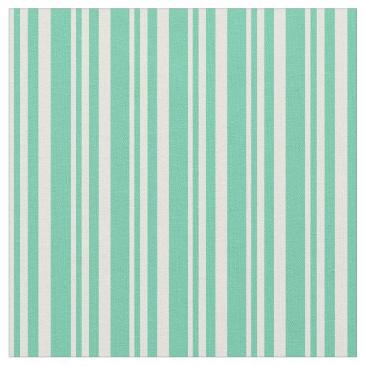 Tissu Motif beige et aquamarine (Fermer)