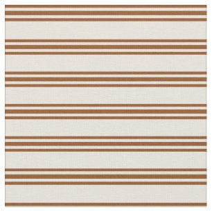 Tissu Motif Beige et Brown Grandes/Lignes