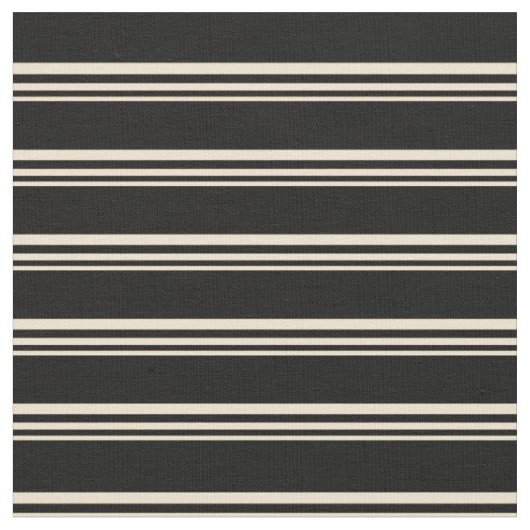 Tissu Motif beige et noir (Fermer)