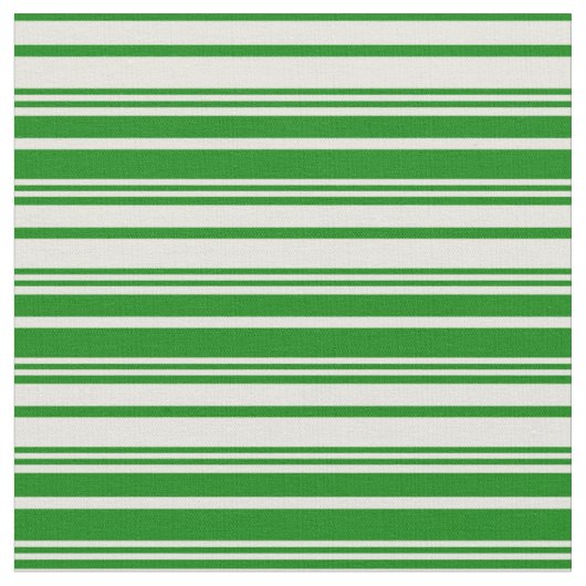 Tissu Motif Beige & Green Lines (Fermer)
