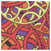 Tissu Motif bio coloré (fermé)