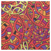 Tissu Motif bio coloré (Échantillon)