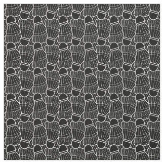 Tissu motif birdie de badminton