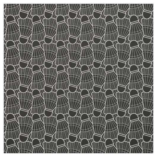 Tissu motif birdie de badminton (Échantillon)