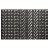 Tissu Motif Black Star (Yard)