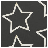 Tissu Motif Black Star (Fermer)