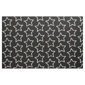 Tissu Motif Black Star (Fat Quarter)