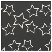 Tissu Motif Black Star (Fermer)