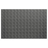 Tissu Motif Black Stars (Yard)