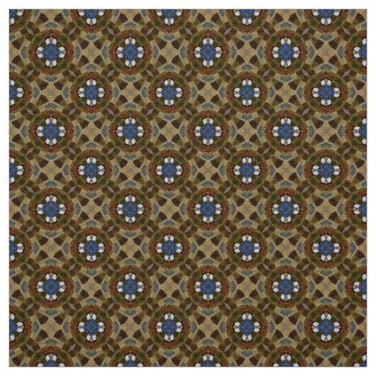 Tissu Motif blanc Brown Glitch2 (Échantillon)