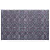 Tissu Motif blanc et bleu rouge de marine (Yard)