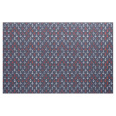 Tissu Motif blanc et bleu rouge de marine (Fat Quarter)
