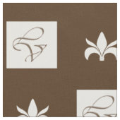 Tissu Motif blanc et Brown À damiers (Fermer)