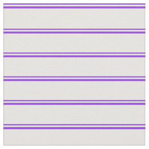 Tissu Motif blanc et pourpre/rayé