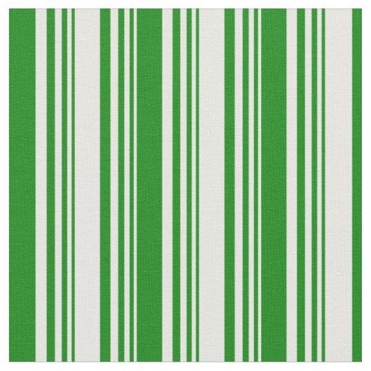 Tissu Motif blanc et vert (Fermer)