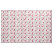 Tissu Motif blanc floral (Yard)