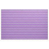 Tissu Motif blanc pourpre de rayure de zigzag de Chevron (Yard)