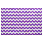 Tissu Motif blanc pourpre de rayure de zigzag de Chevron (Fat Quarter)