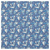 Tissu Motif bleu abstrait de Crsytal de glace (Échantillon)