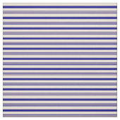 Tissu Motif Bleu & Bisque Stripes (Échantillon)