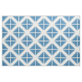 Tissu Motif bleu blanc tendance triangles (Fat Quarter)
