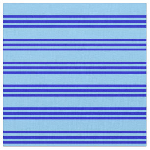 Tissu Motif bleu ciel clair et bleu