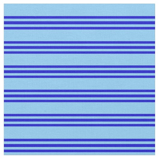 Tissu Motif bleu ciel clair et bleu (Fermer)