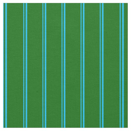 Tissu Motif bleu ciel profond et vert foncé (Fermer)