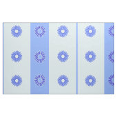 Tissu Motif bleu clair Fleurs bleu foncé (Fat Quarter)