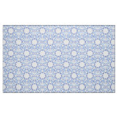 Tissu motif bleu de damassé (Fat Quarter)