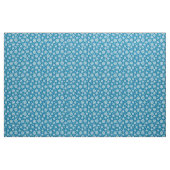 Tissu Motif bleu de flocon de neige d'hiver (Yard)