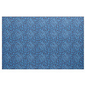 Tissu motif bleu de texture de léopard (Fat Quarter)