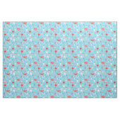 Tissu Motif bleu dentaire (Fat Quarter)