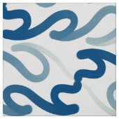 Tissu motif bleu et blanc (Échantillon)