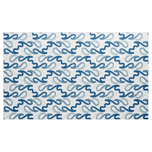 Tissu motif bleu et blanc (Yard)
