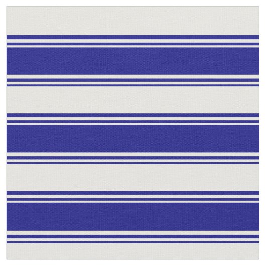 Tissu Motif bleu et blanc (Fermer)