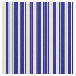 Tissu Motif bleu et jaune pâle rayé/lin