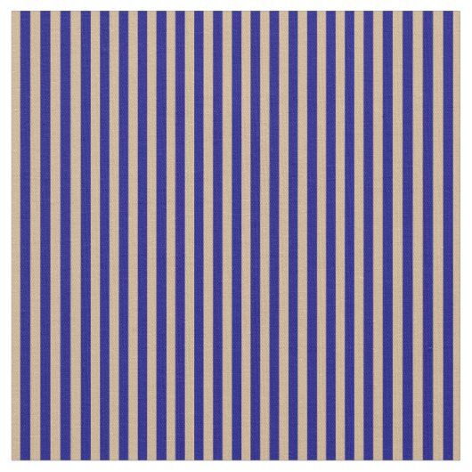 Tissu Motif Bleu et Tan rayé (Fermer)